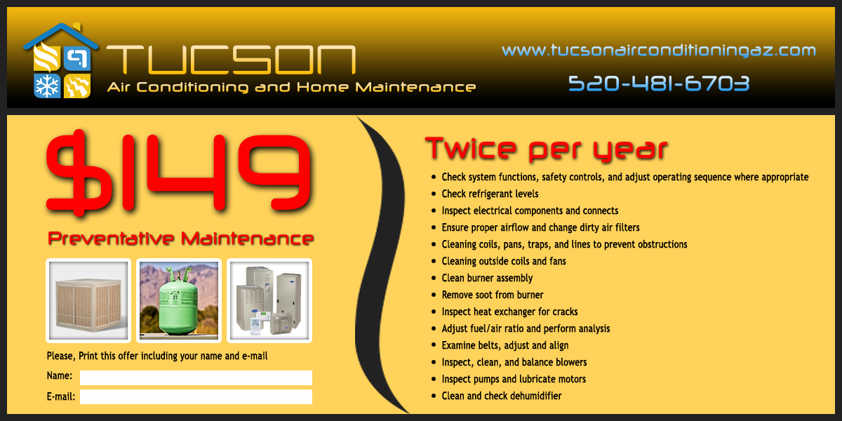 Tucson Air Conditioning and Home Maintenance Repair